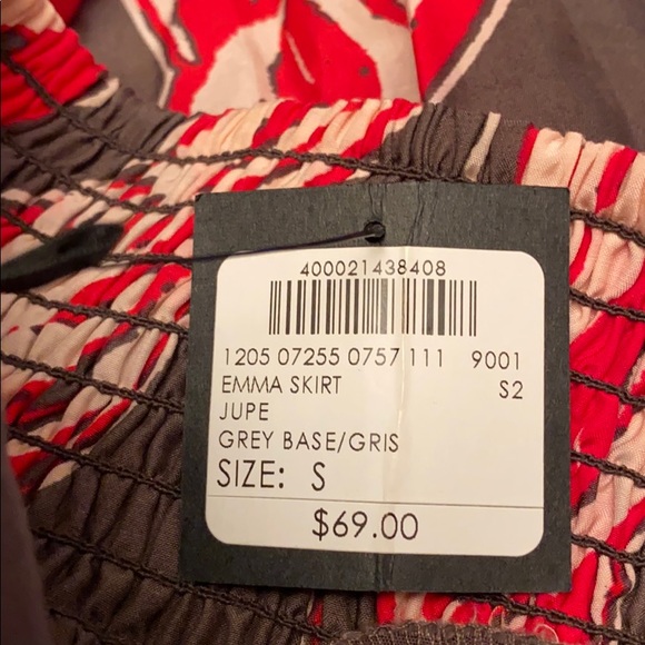 Club Monaco NWT Emma Skirt Sz Small Grey Base - Picture 5 of 5